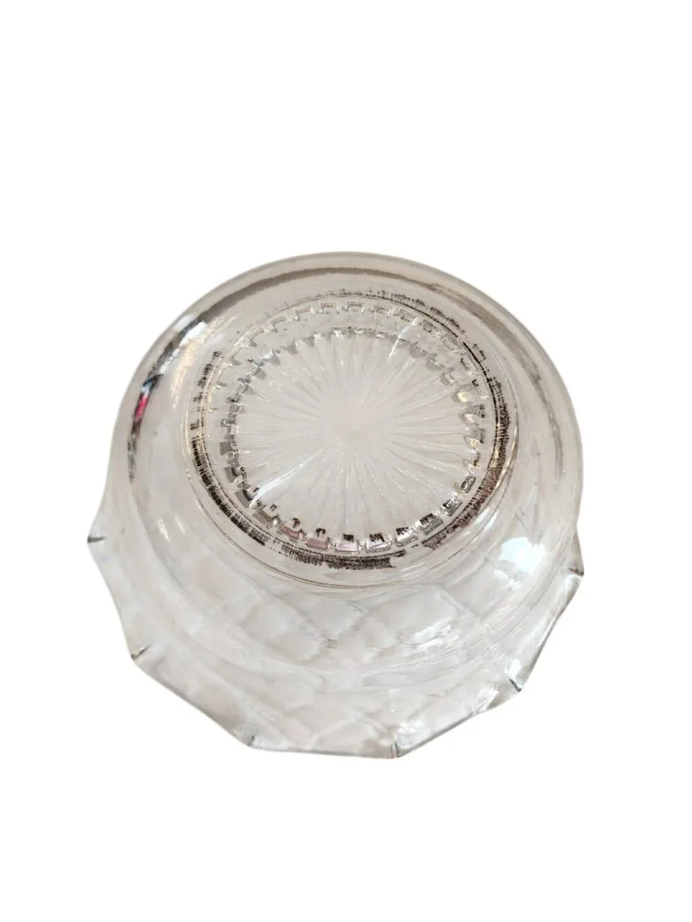 Vintage Jeannette Glass Co Iris / Herringbone Clear Depression-era Berry / Fruit